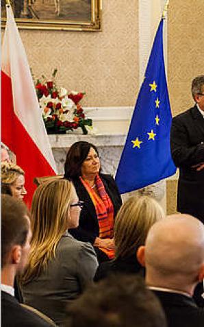 Prezydent w USA: Nie trzeba uciekać z Polski