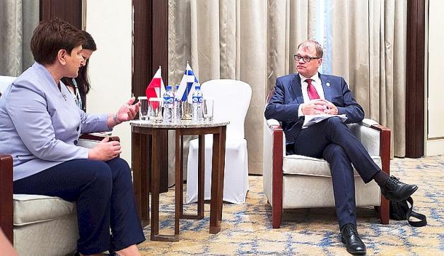 Premier Beata Szydło z premierem Finlandii o przyszłości UE i bezpieczeństwie regionu